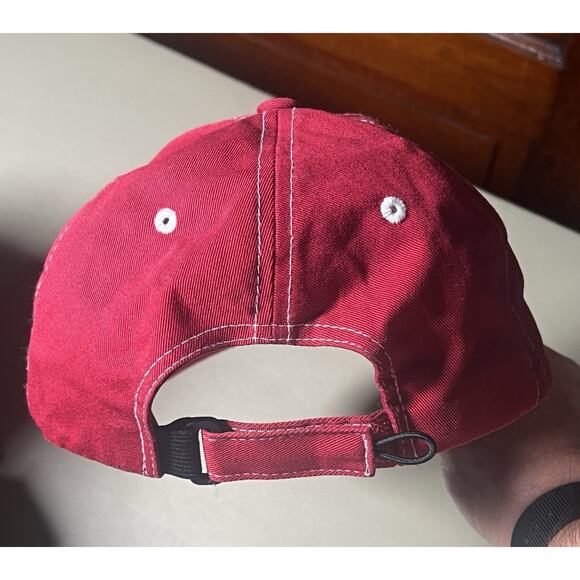 Sportsman Chevrolet Bow Tie Ball Cap Red Gray - Picture 3 of 5